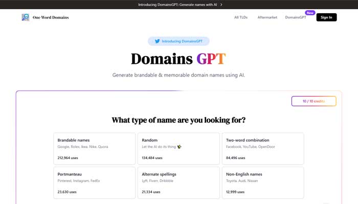 DomainsGPT