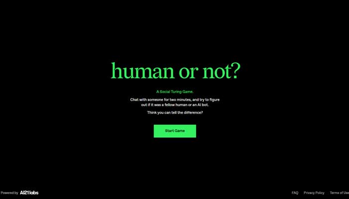 Human or Not