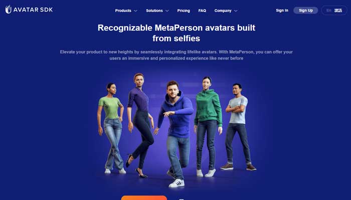MetaPerson Creator by Avatar SDK