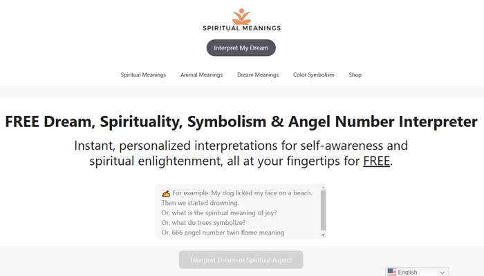 Dream, Spirituality, Symbolism & Angel Number Interpreter