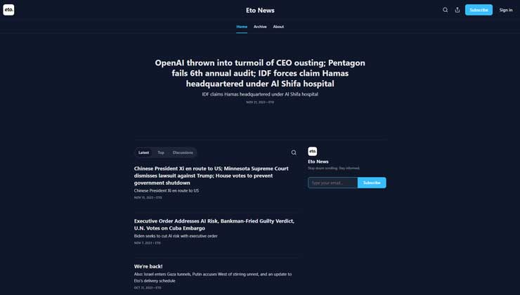 Eto news