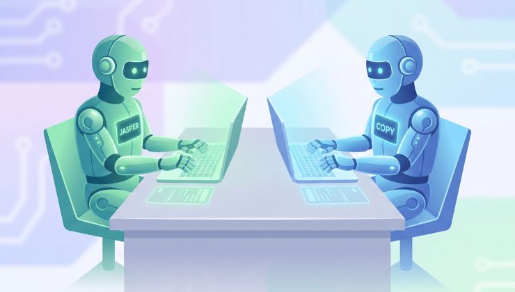 Jasper AI vs Copy AI comparison 2026